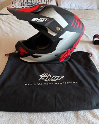 Casco Motocross e Mascherina