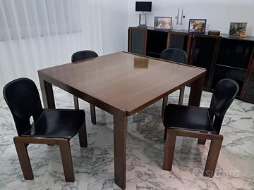 Cassina - Afra e Tobia Scarpa - tavolo con sedie