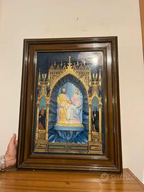 Quadro della sacra famiglia con carillon