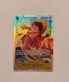 carta One piece Monkey D.Luffy foil