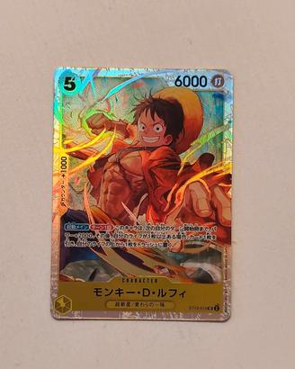 carta One piece Monkey D.Luffy foil