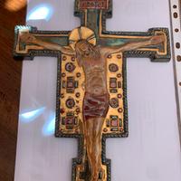 Crocifisso in ceramica Kamars Chiusi