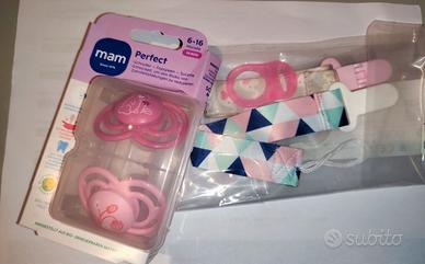 COPPIA CIUCCI MAM PERFECT SIGILLATI 6/16 SILICONE