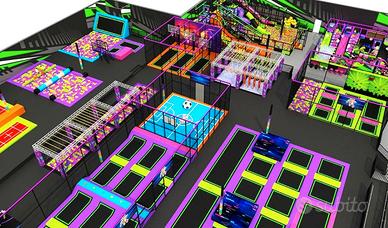 Parco Giochi Trampoline Park Innovativo x Famiglie