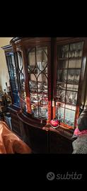 vetrina in legno di ciliegio 