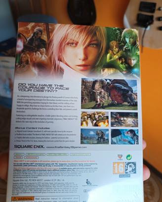 FInal Fantasy XIII XBox Limited Edition+Cartoline
