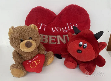 Cuscino love + Orsetto Ti Amo + Diavoletto