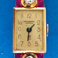Raro Universal Geneve Lady In Oro 18 K 750