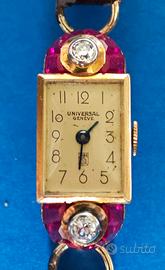 Raro Universal Geneve Lady In Oro 18 K 750