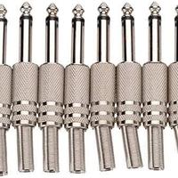 connettore audio mono 6.35mm metallico