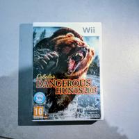 Gioco Wii Dangerous Hunts 2013 + fucile