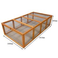 Recinto in legno da esterno per conigli tartarughe