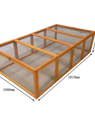 Recinto in legno da esterno per conigli tartarughe