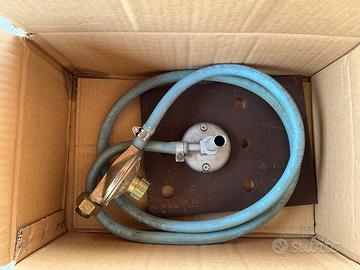 Bunsen Becco GPL VINTAGE completo tubo regolatore
