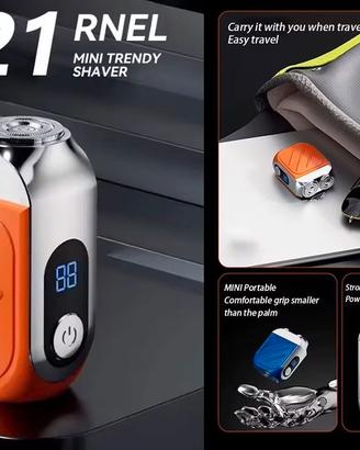 mini rasoio  portatile ricaricabile USB  (NUOVO)