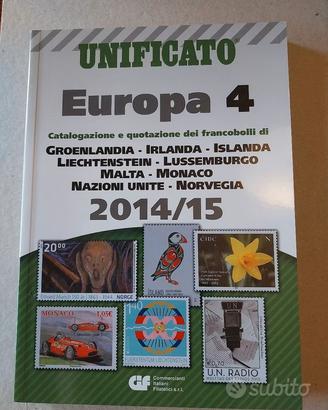 Cataloghi francobolli Unificato, varie edizioni