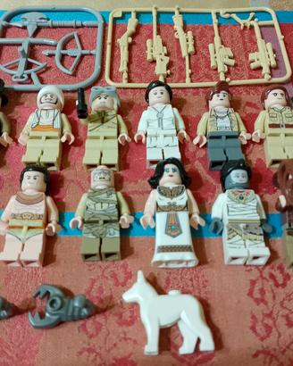 12 minifigure compatibili lego mummia film