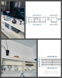 sala mobile base e mensola