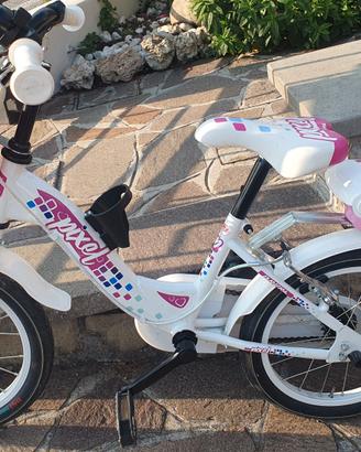 bicicletta bambina 16" con rotelle 