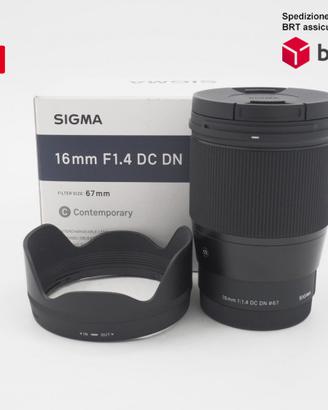 Sigma 16 F1.4 DC DN C (Sony)