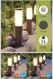 Set 3 Paletti luminosi da giardino LED IP44 – NUOV