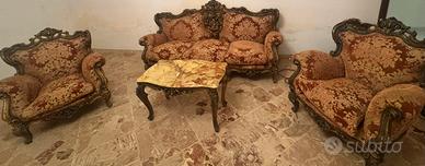 Salotto stile barocco