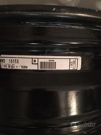 4 Cerchi acciaio da 15 pollici Volkswagen