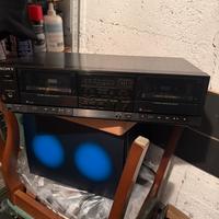 Stereo Sony tc-wr500 doppia piastra cassette