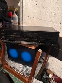 Stereo Sony tc-wr500 doppia piastra cassette
