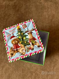 Scatola natalizia in latta 🎄#idearegalo