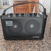 amplificatore Roland Mobile  Cube con Alimentatore