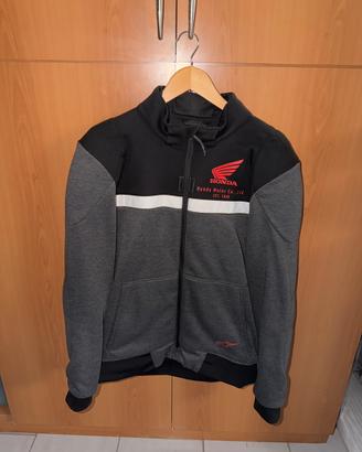 felpa con protezioni alpinestar x honda