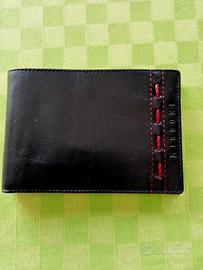 PORTAFOGLIO UOMO IN PELLE BLU MISSONI NUOVO