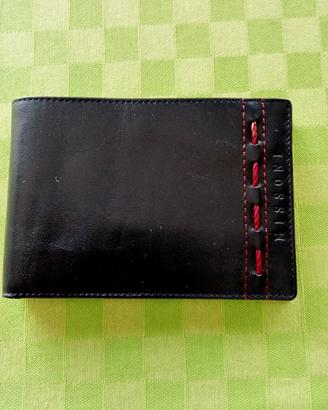 PORTAFOGLIO UOMO IN PELLE BLU MISSONI NUOVO