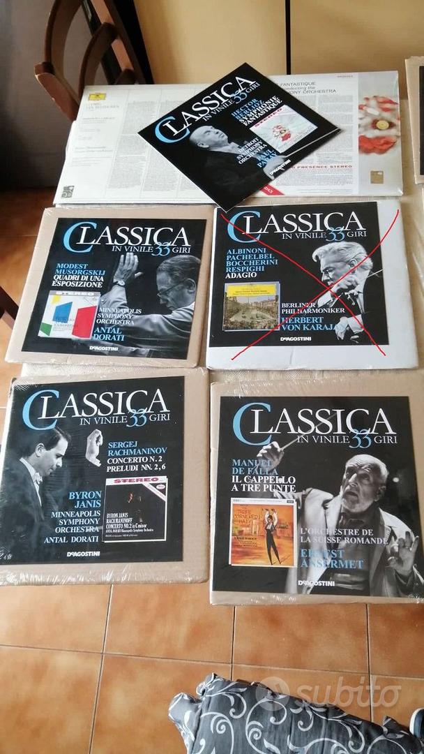 Classica in vinile 33 giri/De Agostini” in edicola