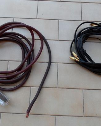 Cavo alimentazione HI FI 4 AWG + cavo segnale
