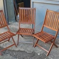 3 sedie/poltrone brigos
