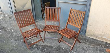 3 sedie/poltrone brigos