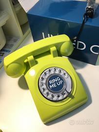 Telefono vintage Benetton funzionante verde mela