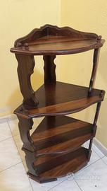 Mobile angolare 4 ripiani in palissandro