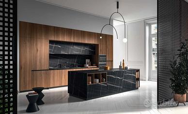 Lineare da 3m Cucina Maestro Isola + Living