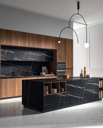 Lineare da 3m Cucina Maestro Isola + Living