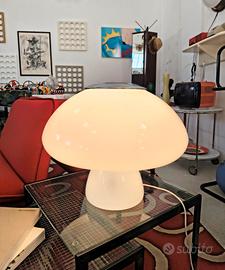Lampada vetro plastica anni 70