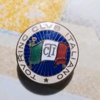 Vecchio Bottone Spilla Da Bavero Touring Club Ital