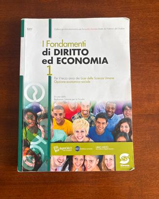 Libro di diritto per 3^ anno liceo economico soc.