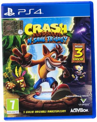CRASH BANDICOOT NSANE TRILOGY per Ps4