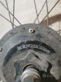 motore bicicletta pedalata assistita