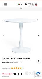 Tavolo Tulip bianco NUOVO