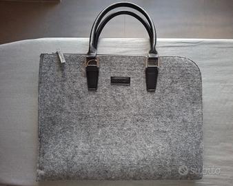 Borsa Camomilla Porta Notebook/Documenti in Feltro