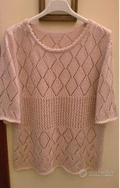 Maglione cotone lino